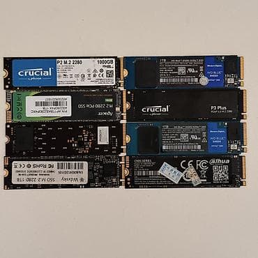 Накопитель для ПК, Б/у, SSD, 1 ТБ, Для ПК