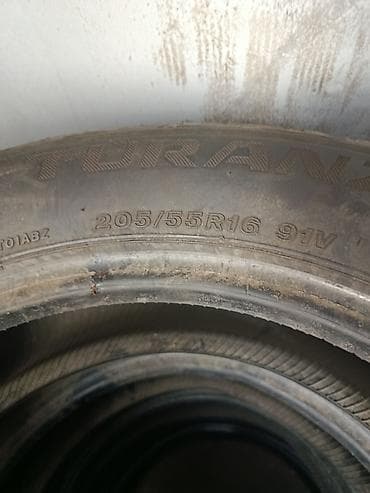Диски: Шины 205 / 55 / R 16, Лето, Б/у, Комплект, Легковые, Япония, Bridgestone — 2