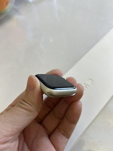 Башка акылдуу сааттар: Смарт-часы с прямоугольным дисплеем и алюминиевым корпусом светлого — 4