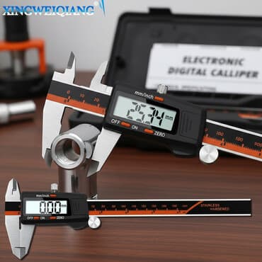 Стальной штангенциркуль электронный 150 мм. Материал -