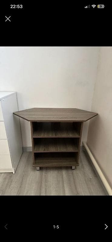 шкаф офисный бу: Офисная тумба, Новый, ЛДСП, цвет - Коричневый — 5