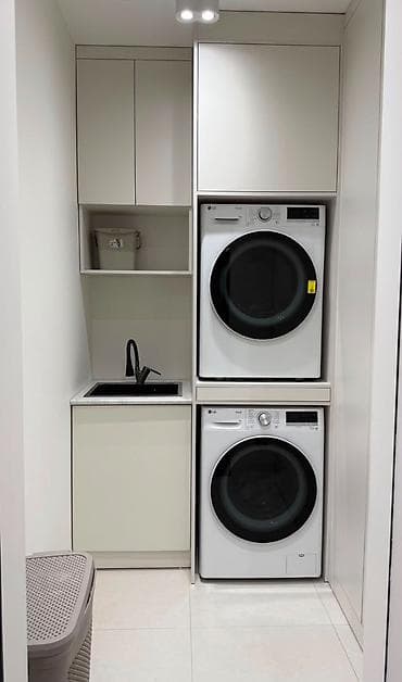 Квартиры: 3 комнаты, 122 м², Асанбай мкр Элитка, 9 этаж, Дизайнерский ремонт — 7