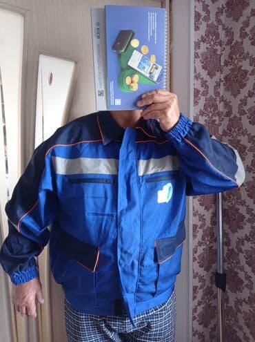 форма для охраны купить: Мужская куртка, 6XL, Borz, Новый, цвет - Синий, Самовывоз — 1