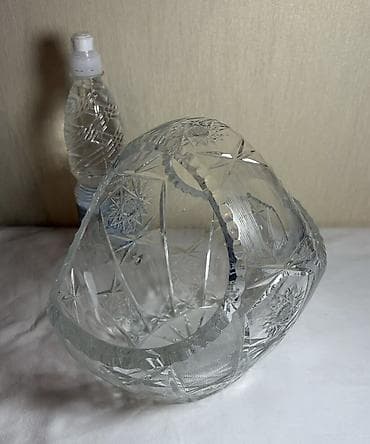 Хрустальная корзинка!
Состояние отличное!