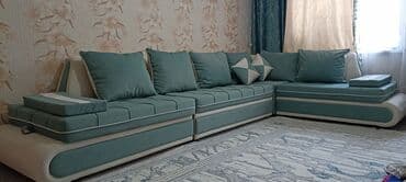 мебель из малайзии в бишкеке: Угловой диван 4.220р Раскладывается Ящик хранения 6шт подушки в — 2