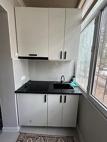 Недвижимость: 1 комната, 32 м², Кок-Жар мкр 105 серия, 1 этаж, Евроремонт — 3