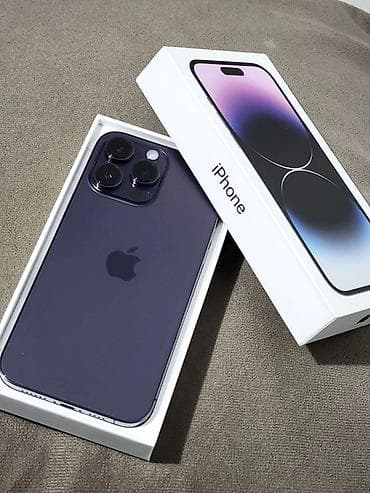 ipad pro 2019: IPhone 14 Pro, Б/у, 256 ГБ, Deep Purple, Коробка, 94 % — 1