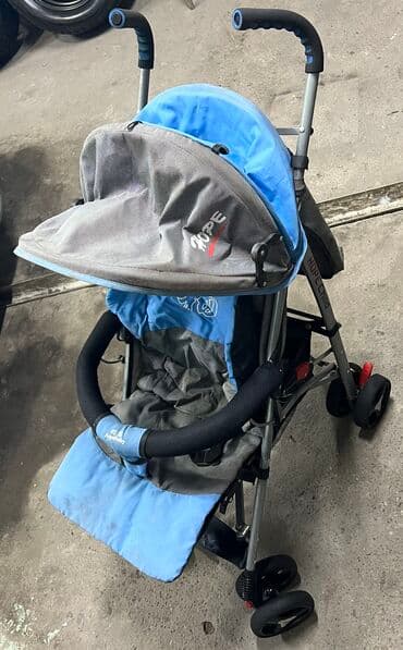 коляска детская цена дордой: Коляска, цвет - Голубой, Б/у — 2