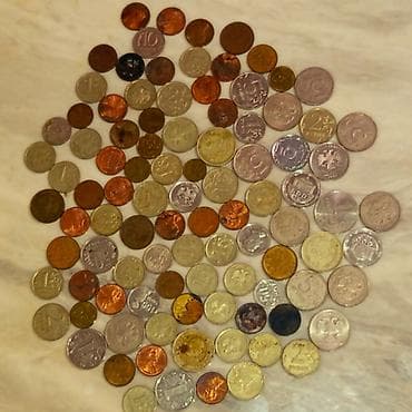 бродер: Набор разномастных монет для коллекционеров - Большая подборка монет — 1