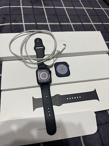 amazfit бишкек: Apple Watch Series 8 41 мм 💯 original АКБ : 99 Царапин нету Состояние — 1