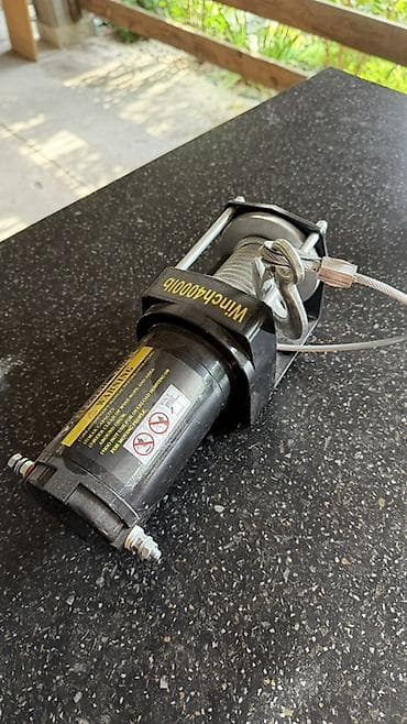 Дом и сад: Электрическая лебёдка Winch 4000 lb - Тяговое усилие: 4000 lb (около — 3