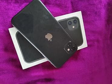 iphone 13 lalafo: IPhone 11, 64 ГБ, Черный, Коробка, 73 % — 6