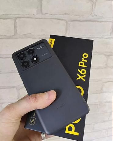 Poco X6 Pro, Б/у, 256 ГБ, цвет - Черный, 1 SIM, 2 SIM