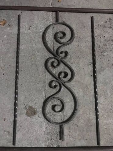 забор темир: Продам кованные элементы для забора или перил . Кованный прут кручёный — 2