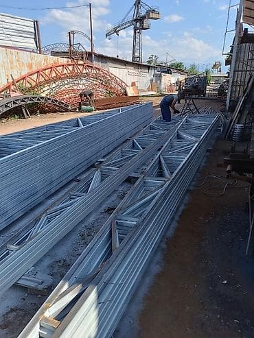 чертеж: Металлическая ферма, Форма: Арка, Антикоррозийная обработка — 5