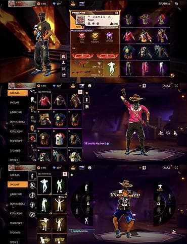 meta 3: Игровой аккаунт Free Fire - Ник: Jam1k x, уровень 65, язык — русский — 1