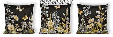 наволочка: Декоративные наволочки с гобеленовым рисунком “цветы” - Формат — 7