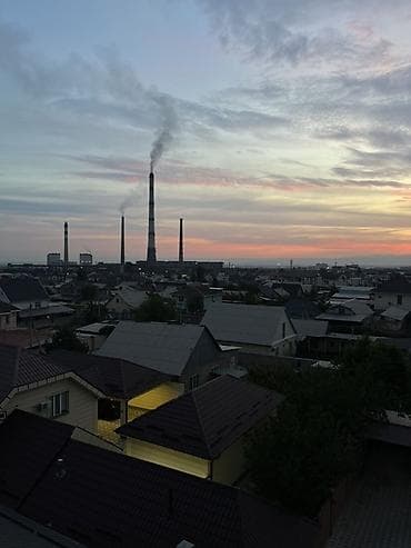 Декор жана интерьер: Панорамная фотография «Закат над промышленным районом» - Оригинальный — 1