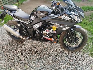 Спортбайк Kawasaki, 400 куб. см, Бензин, Взрослый, Б/у