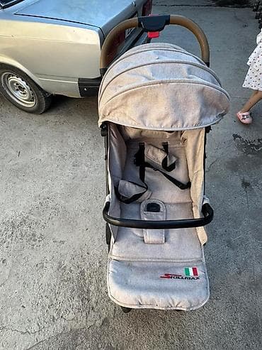 детская коляска 2 в 1: Прогулочная коляска - Легкая складная рама с плавным механизмом — 5