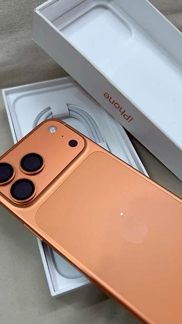 IPhone 17 Pro Max, Новый, 256 ГБ, Оранжевый, Коробка, 100 % — 1