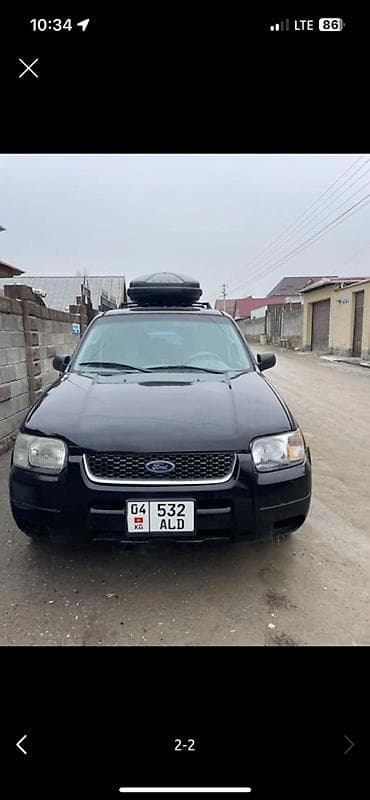 Ford Escape: 2002 г., 3 л, Автомат, Бензин, Кроссовер at lalafo.kg Ford Escape: 2002 г., 3 л, Автомат, Бензин, Кроссовер