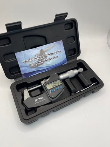 измерительные инструменты: Цифровой Микрометр Бренд: DITRON Диапазон измерения: 0-25 мм Класс — 3