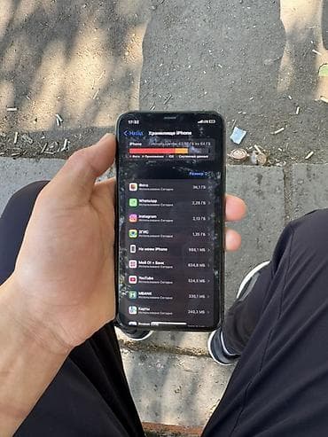 Техника и электроника: IPhone 11 Pro, Б/у, 64 ГБ, Space Gray, Чехол, 100 % — 5