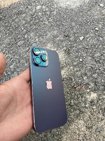 mf 3010: IPhone 14 Pro Max, Б/у, 128 ГБ, Синий, 84 % — 3