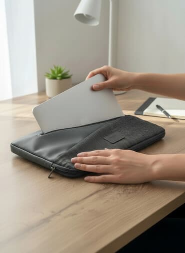 сумка для ноутбука 13 дюймов женская: Чехол для ноутбука 13 - Форм-фактор: мягкий чехол-папка на молнии - — 1