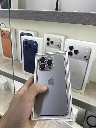 виктус 15: IPhone 15 Pro, Б/у, 256 ГБ, Natural Titanium, Коробка — 1
