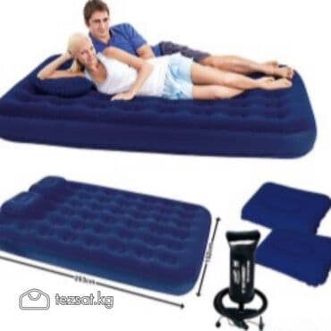 матрас кровать интекс: Надувной матрас, Новый, Двухстворчатая, Бесплатная доставка, длина - 203 см — 1