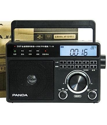 магитафон: Портативный радиоприёмник PANDA T-19 - Диапазоны: FM/AM (аналоговая — 1