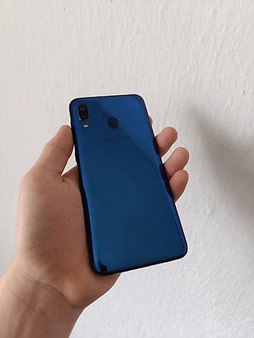 galaxy a 3: Samsung Galaxy A20, Новый, 32 ГБ, цвет - Голубой, 2 SIM, 1 SIM, eSIM — 6