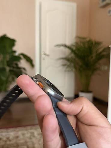apple wath ultra: Смарт-часы в стиле Apple Watch Ultra 2 с титановым корпусом и серым — 5