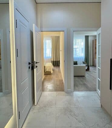 дом асанбай: 2 бөлмө, 51 кв. м, Элитка, 3 кабат, Дизайнердик ремонт — 9