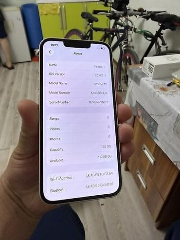 айфону: IPhone 13, 128 ГБ, Розовый, 84 % — 3