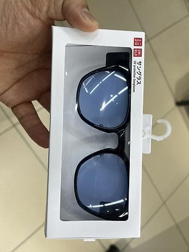 Көрүү үчүн көз айнектер: Күндөн коргоочу көз айнектер көз айнек, Uniqlo, Унисекс, Төрт бурчтук, Жаңы — 1