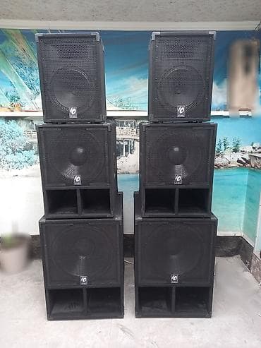 Новый! мощный комплект профессиональной аудио аппаратуры отличный at lalafo.kg Новый! мощный комплект профессиональной аудио аппаратуры отличный