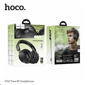 studio monitors: Беспроводные накладные наушники, Hoco, Новый — 1