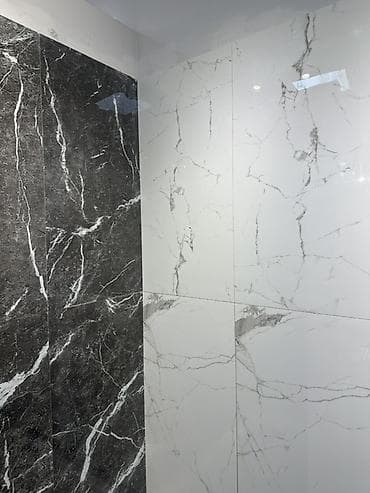 мраморные полы: Керамический гранит с мраморной текстурой - Формат крупной плиты — 1