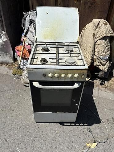 Комбинированная плита, Beko, Б/у, Напольная, Механическая, Полная оплата — 2