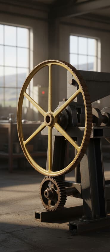 купить мини оборудование для производства туалетной бумаги: Шестерня от шерстичесальной оборудовании. диаметр 90 см. Есть 3 шт — 1