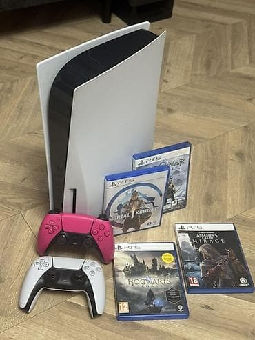 Игровая консоль PlayStation 5 (модель с дисководом). Комплектация: -