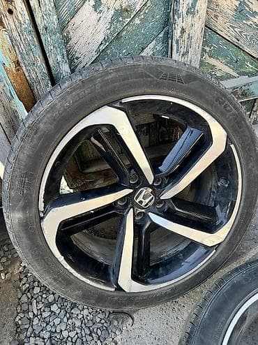 19: Литые Диски R 19 Honda, Комплект, отверстий - 5, Б/у — 9