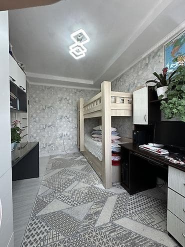 аймол бишкек: 3 комнаты, 62 м², 105 серия, 4 этаж, Евроремонт — 9
