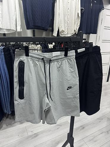 Мужские шорты, M, L, XL, Nike, Новый, цвет - Серый, Самовывоз