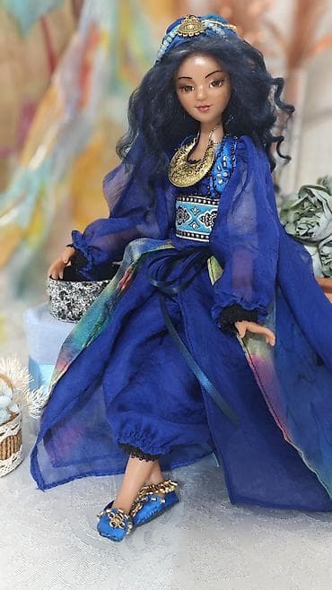 сколько стоит кукла лабубу: Авторская кукла "Ясмин - Восточная красавица" - Будуарная кукла — 3