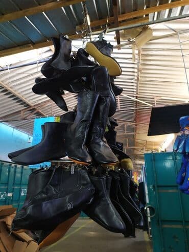 обувь 37: Резиновые сапоги, 36, Новый, цвет - Черный, Самовывоз, Платная доставка — 9