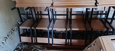 small table: Офисный стол, Нерегулируемый, Прямоугольный — 2